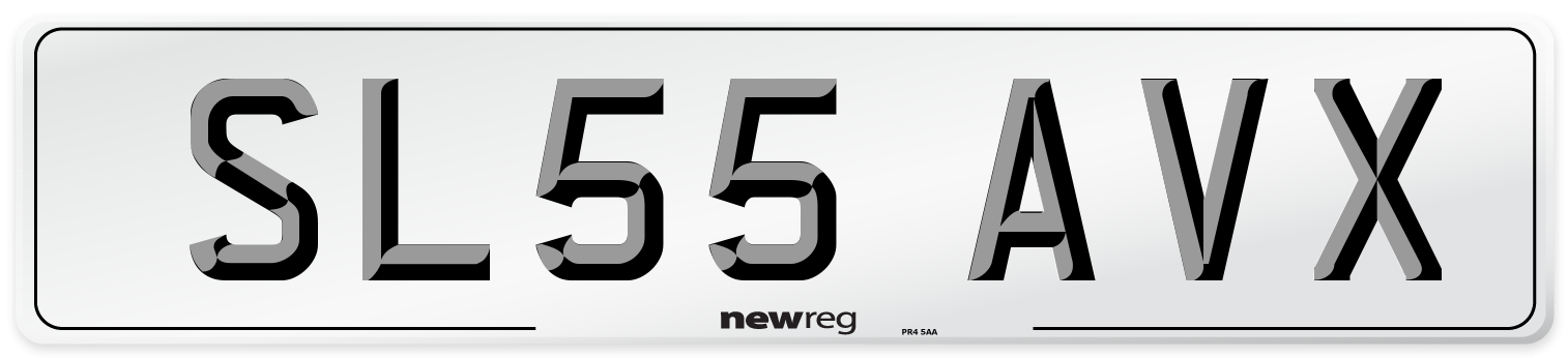 SL55 AVX Number Plate from New Reg
